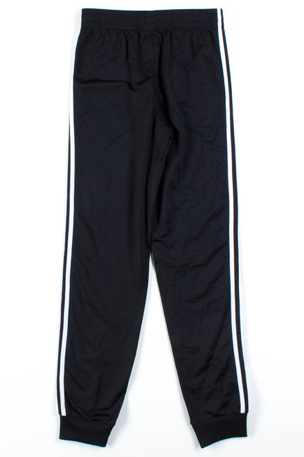 Black Adidas Three Stripe Joggers