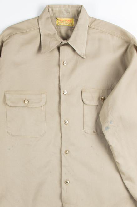 Tan Button Up Shirt 3