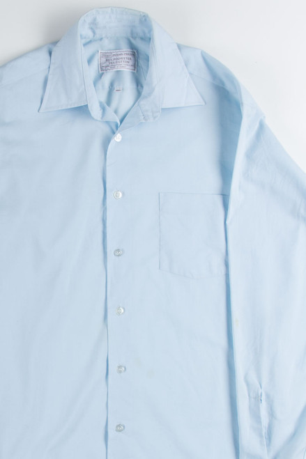 Vintage Light Blue Button Up Shirt