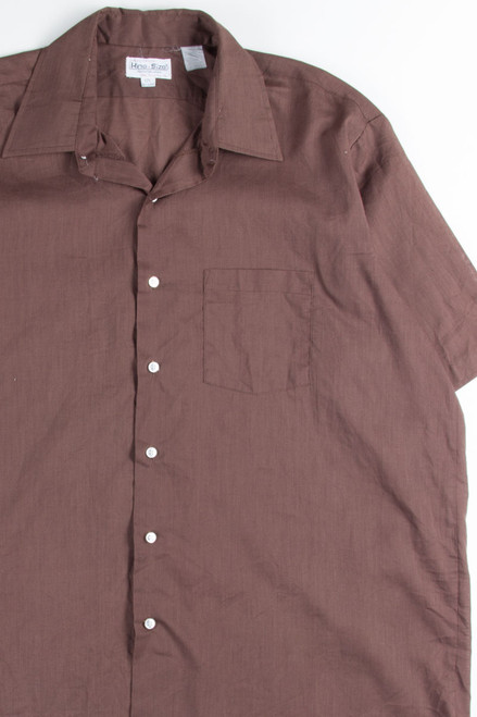 Brown Button Up Shirt 3
