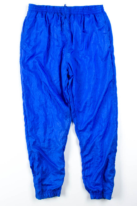 Royal Blue Nylon Track Pants