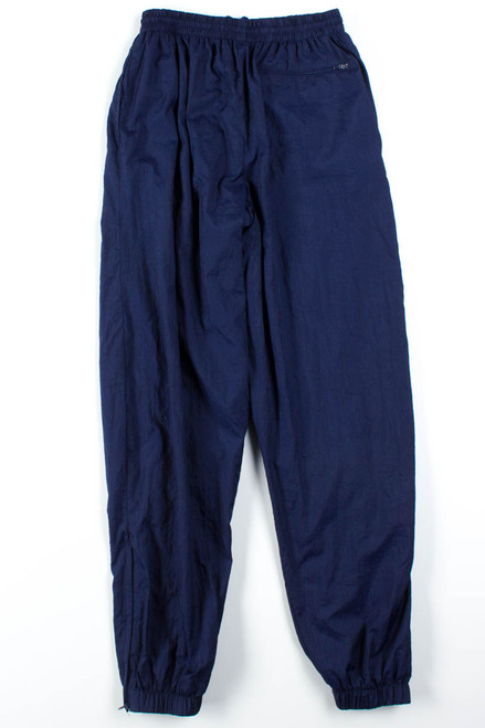 Navy Wilson Nylon Track Pants