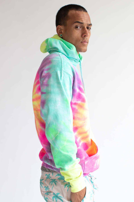 Fresh Rainbow Tie Dye Hoodie