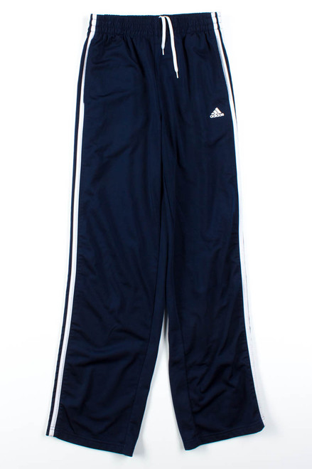 Navy 3 Stripe Adidas Track Pants