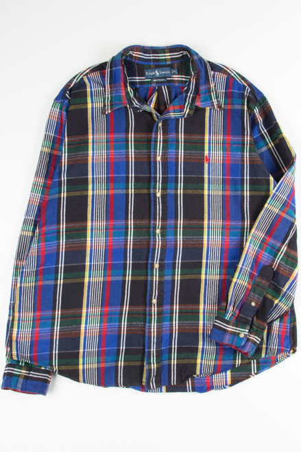 90s Polo Plaid Vintage Flannel Shirt 2461