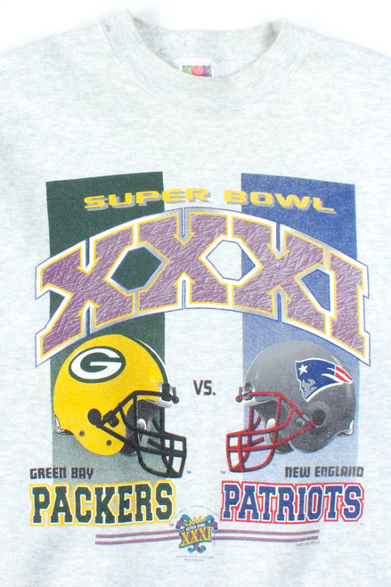 Super Bowl XXXI Packers vs. Patriots Sweatshirt