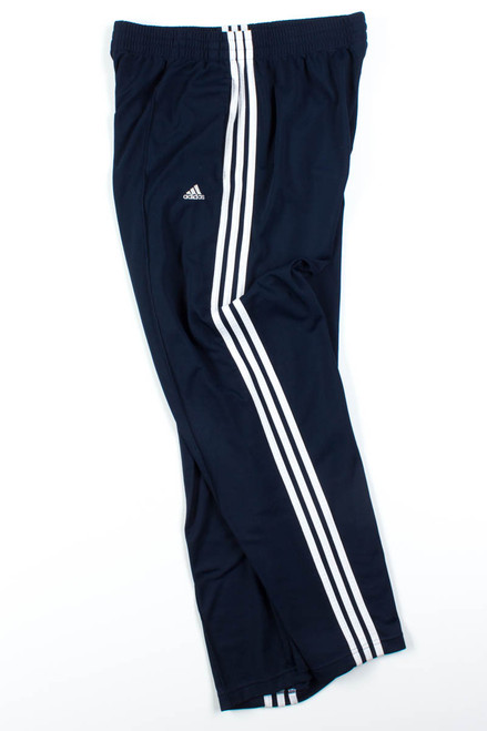 Navy 3 Stripe Adidas Joggers