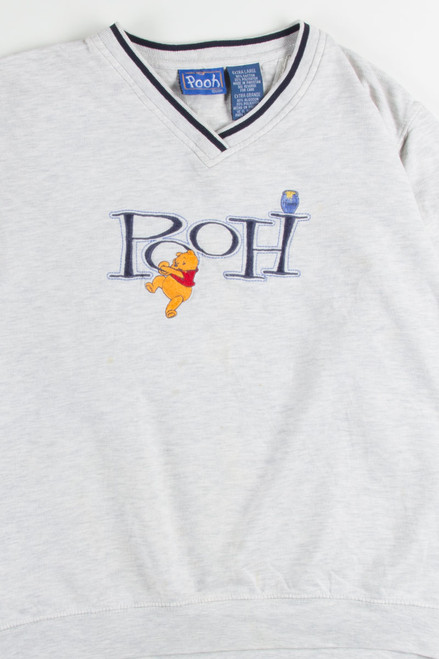 Embroidered Pooh Sweatshirt