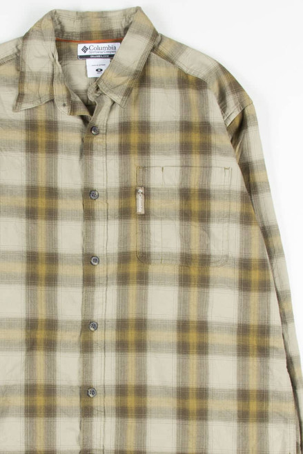 Tan Columbia Vintage Flannel 2554