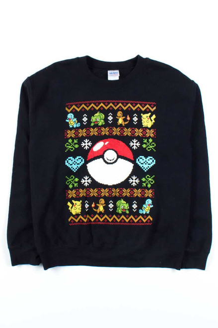 Pokemon Pattern Sweatshirt