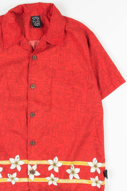 Red Maui & Sons Vintage Hawaiian