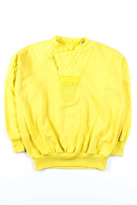 Yellow Sky-Diver Sweatshirt
