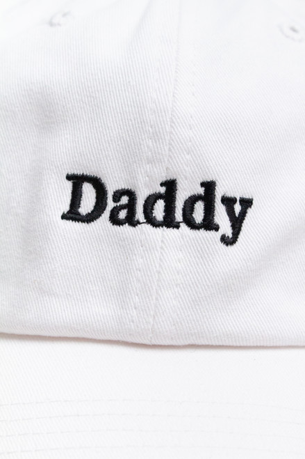 White Daddy Dad Hat