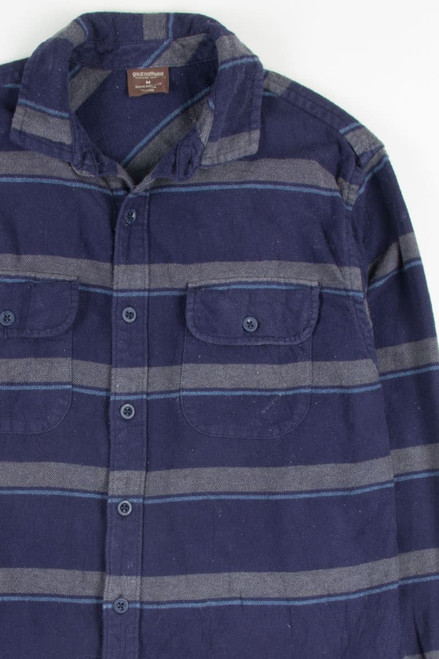 Blue Striped Vintage Flannel 2661