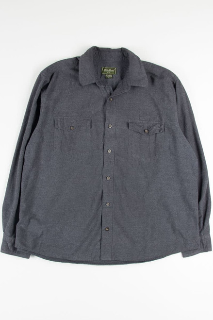 Thick Grey Vintage Eddie Bauer Flannel 2683