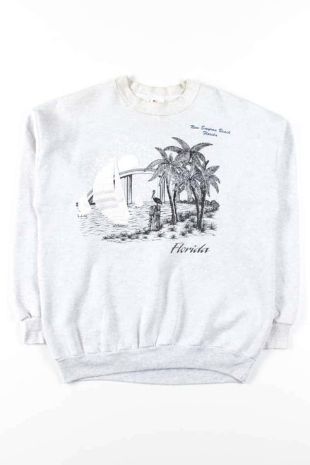 New Smyrna Beach Palms Sweatshirt