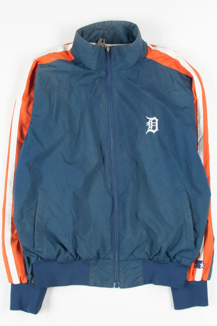 Orange Striped Starter Jacket