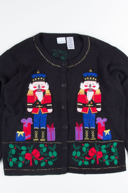 Black Ugly Christmas Cardigan 51430