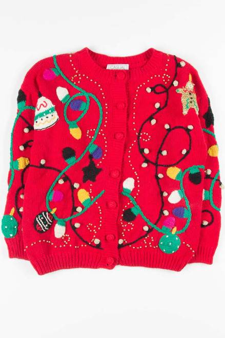 Red Ugly Christmas Cardigan 51572