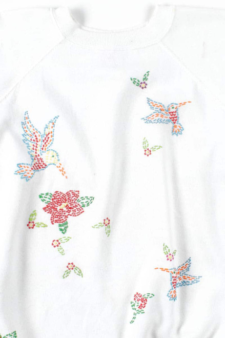Hummingbird Bead Sweatshirt