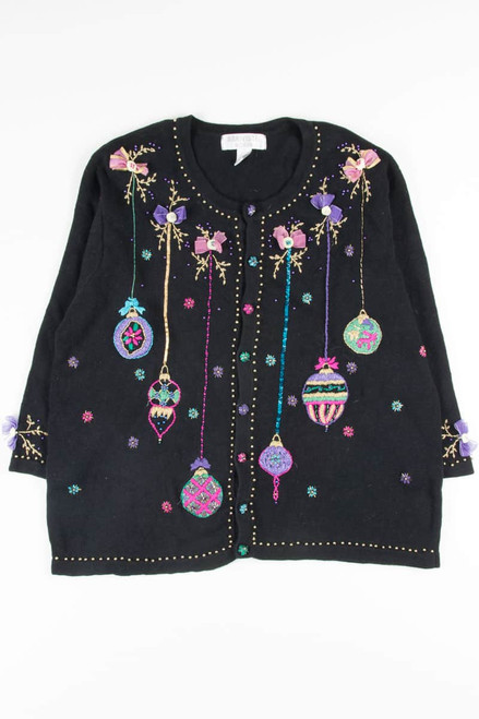 Black Ugly Christmas Cardigan 51964