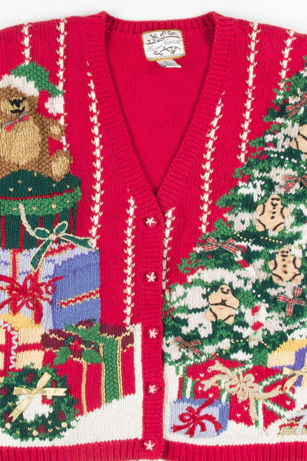 Red Ugly Christmas Cardigan 51965