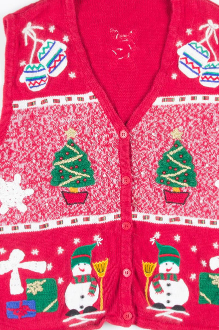 Red Ugly Christmas Vest 52309