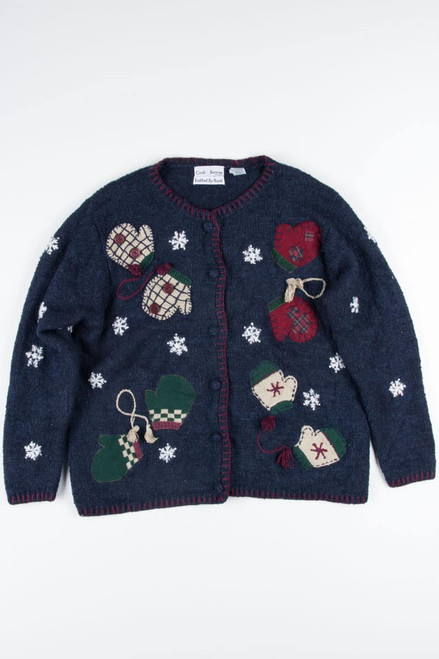 Blue Ugly Christmas Cardigan 52172