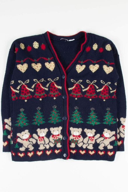 Blue Ugly Christmas Cardigan 52078