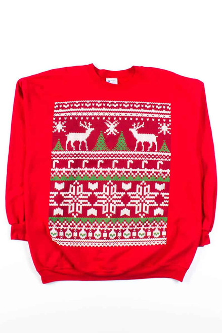 Red Ugly Christmas Sweatshirt 51842