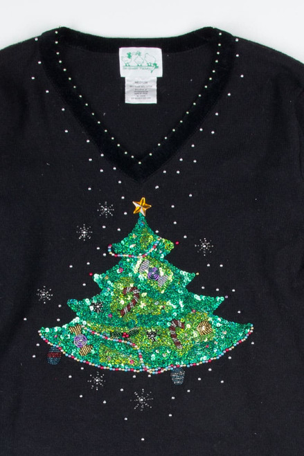 Black Ugly Christmas Pullover 52381