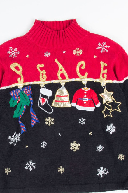 Black Ugly Christmas Pullover 52345