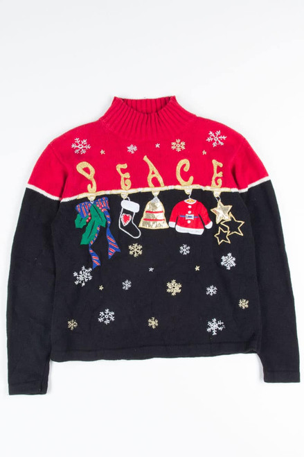 Black Ugly Christmas Pullover 52345