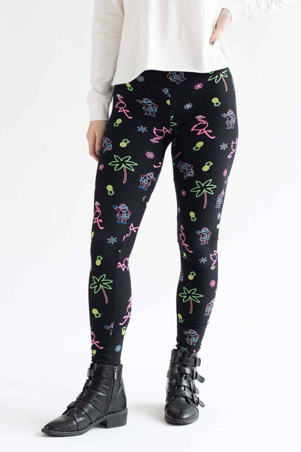 Neon Lights High Waisted Leggings