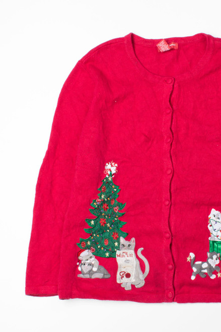 Red Ugly Christmas Cardigan 52862