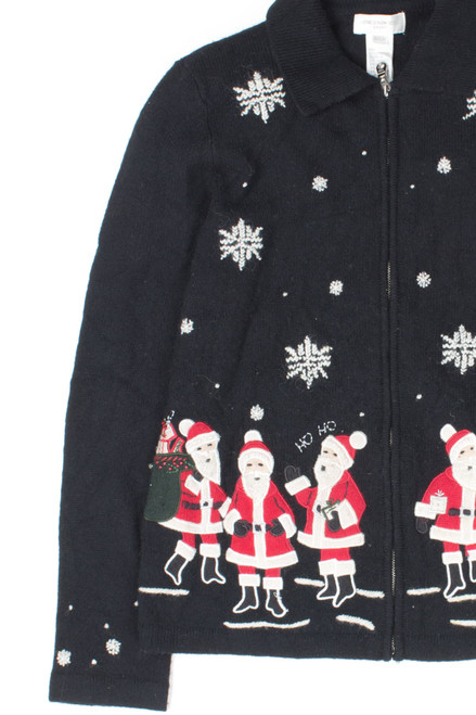 Black Ugly Christmas Cardigan 52773