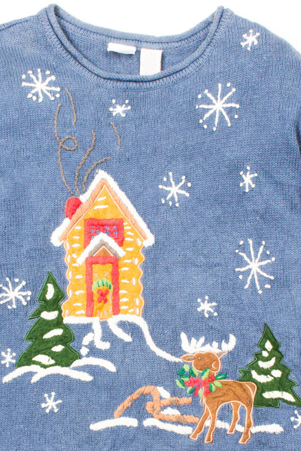 Blue Ugly Christmas Pullover 52779