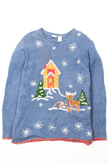 Blue Ugly Christmas Pullover 52779