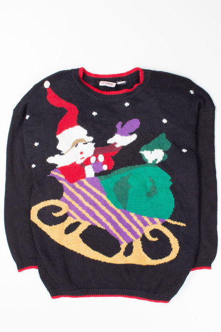 Black Ugly Christmas Pullover 52742