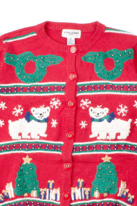 Red Ugly Christmas Cardigan 52939