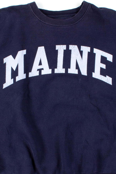 Maine Block Letter Sweatshirt