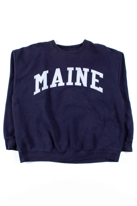 Maine Block Letter Sweatshirt