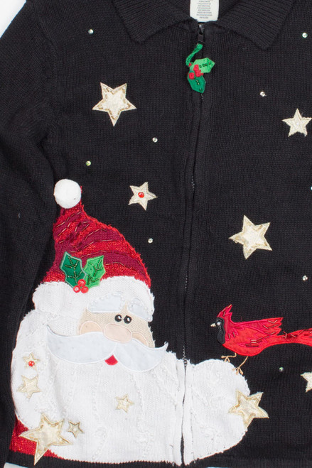 Black Ugly Christmas Cardigan 52705