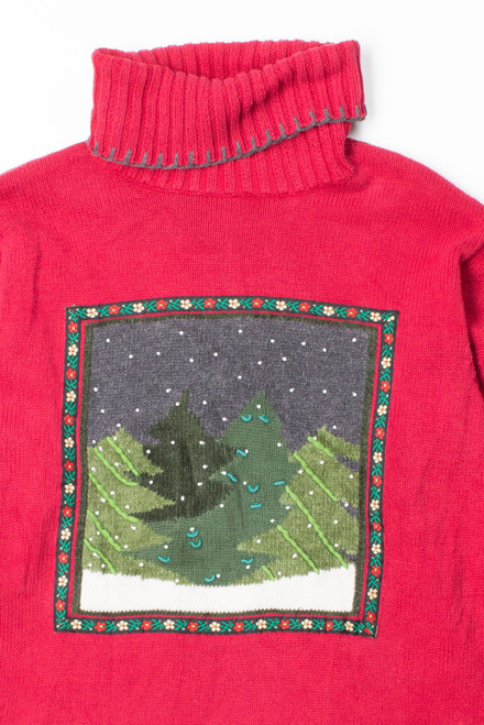 Red Ugly Christmas Turtleneck 52803