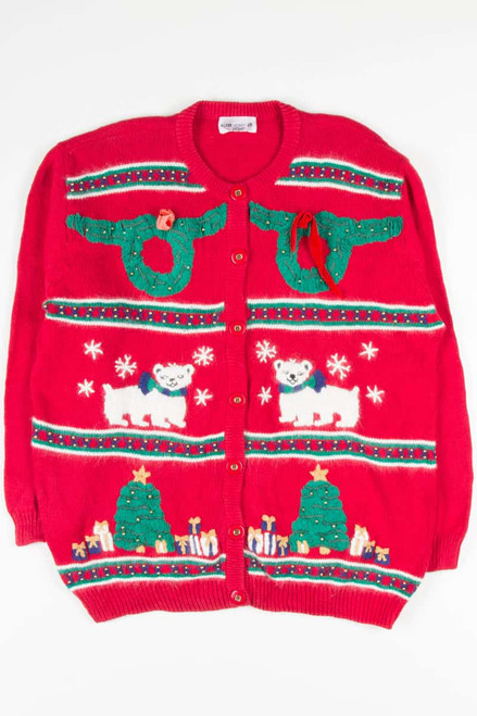 Red Ugly Christmas Cardigan 53194