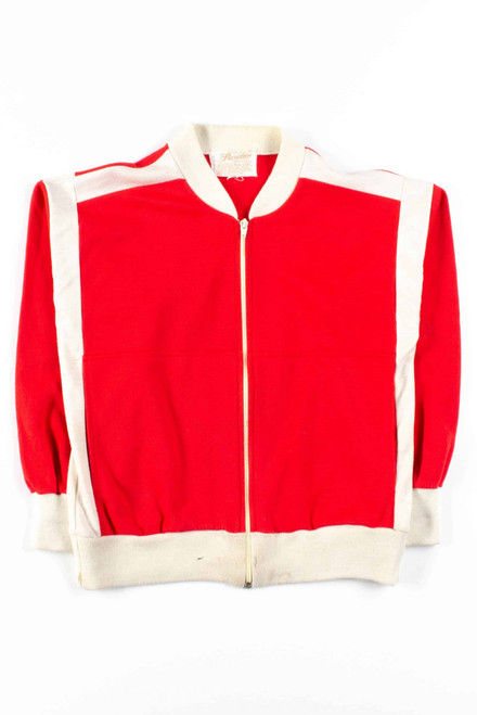Red Vintage Track Jacket