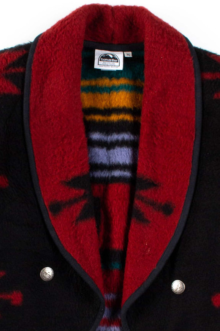 Southwestern Fleece Shawl Jacket