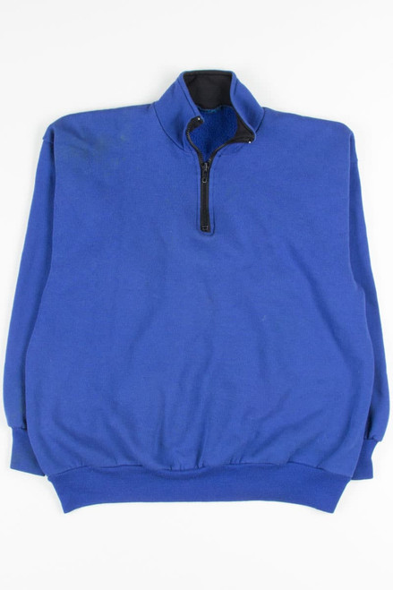 Royal Blue Zip Up Sweatshirt 1