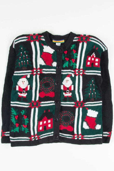 Black Ugly Christmas Cardigan 53062