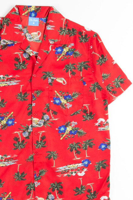 Red Island Life Instruments Hawaiian Shirt